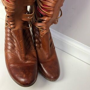 Maison Margiela slashed shred heel boots